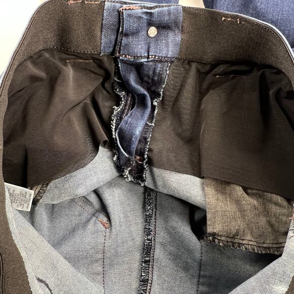 Democracy "Ab"Technology Step Fray Mid Rise Ankle Jeans Tummy Control Size 6 - Picture 6 of 11